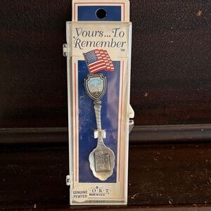 FORT Pewter Souvenir Spoon-SLC, Utah